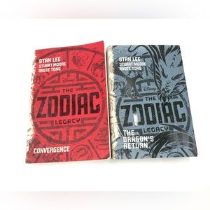 The Zodiac Legacy Trilogy by Stan Lee ~Books 1, 2 ~ First‎ Printing